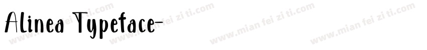 Alinea Typeface字体转换